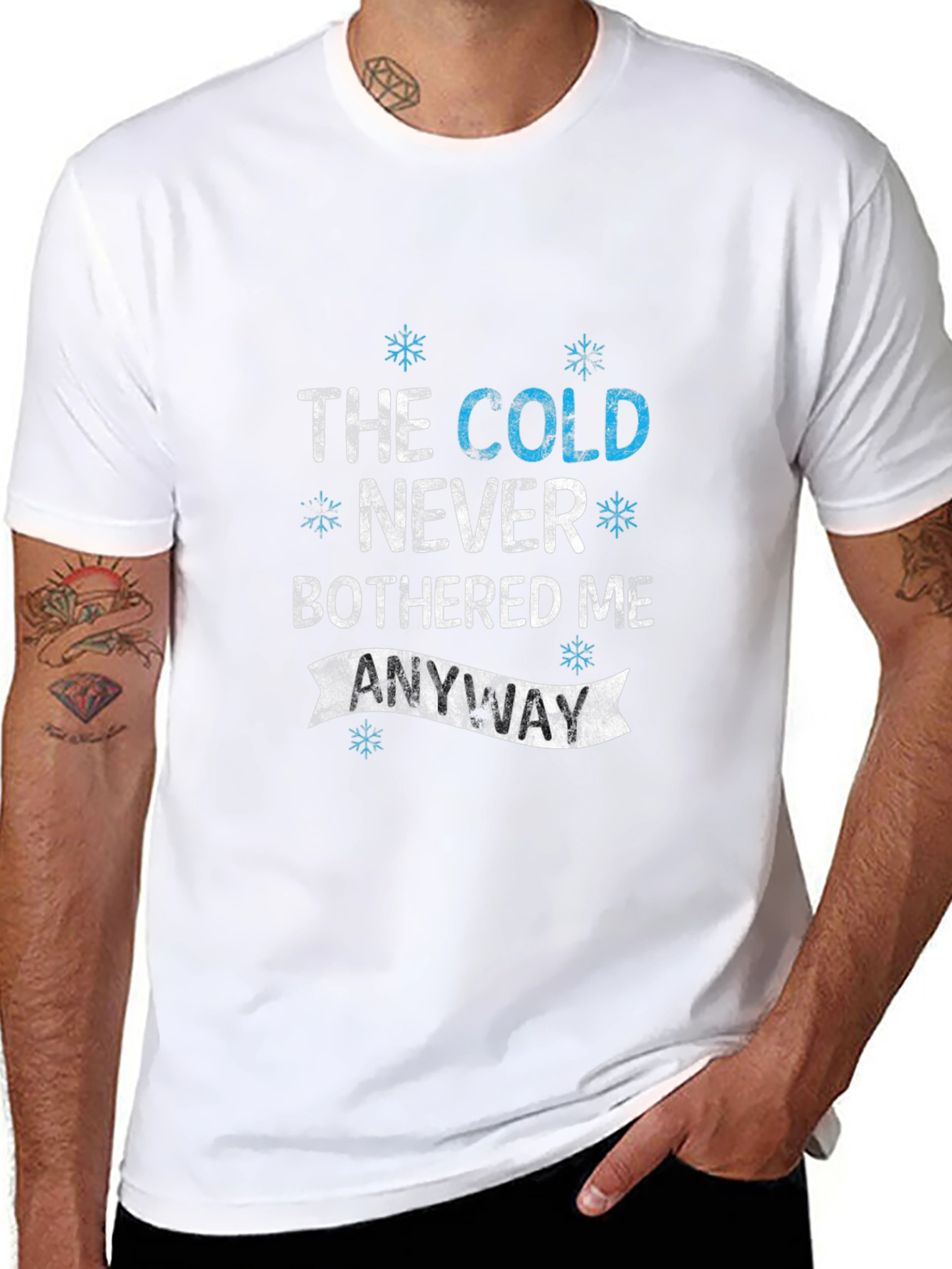 The Cold Never Bothered Me Anyway T-Shirt