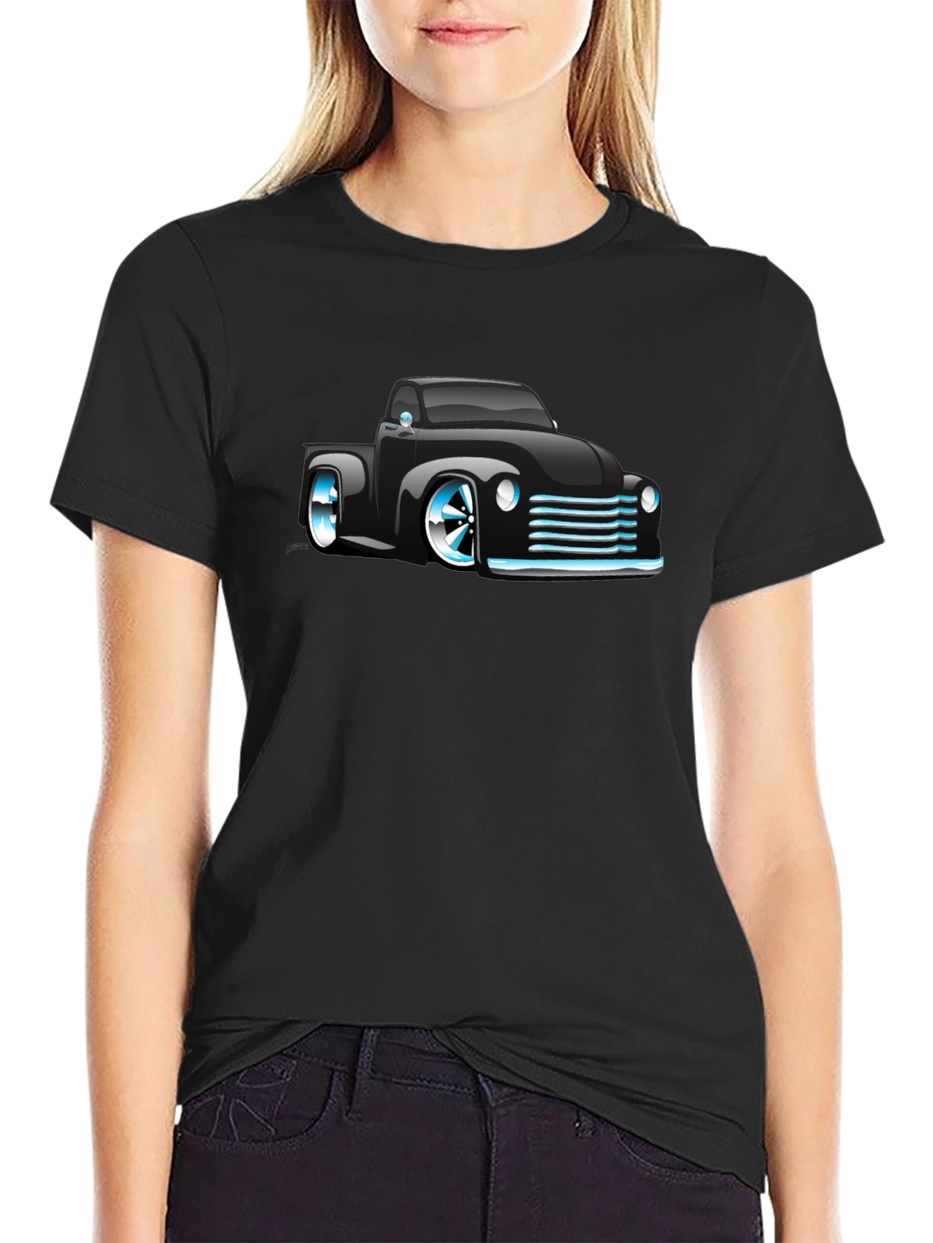 Black Car Graphic Tee - Cool Ride Style