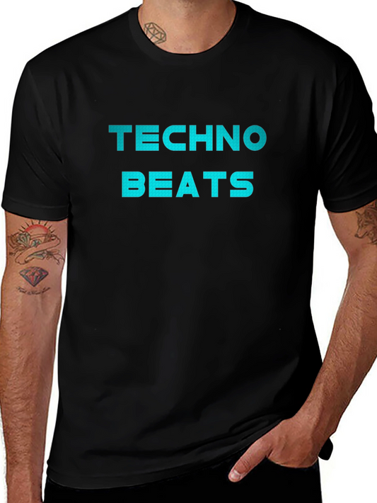 Techno Beats Graphic T-Shirt - Stylish Music Tee