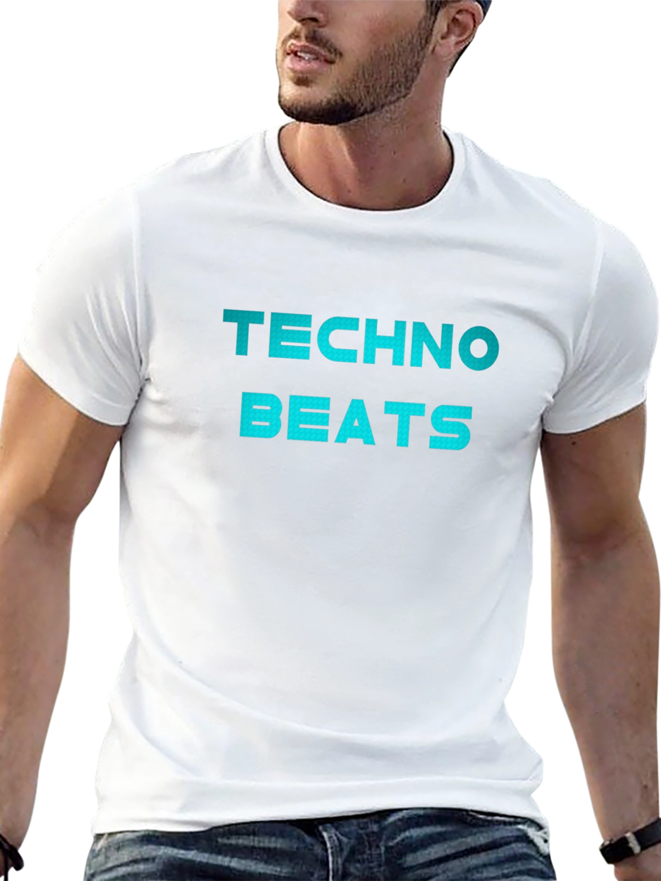 Techno Beats Graphic T-Shirt - Stylish Music Tee