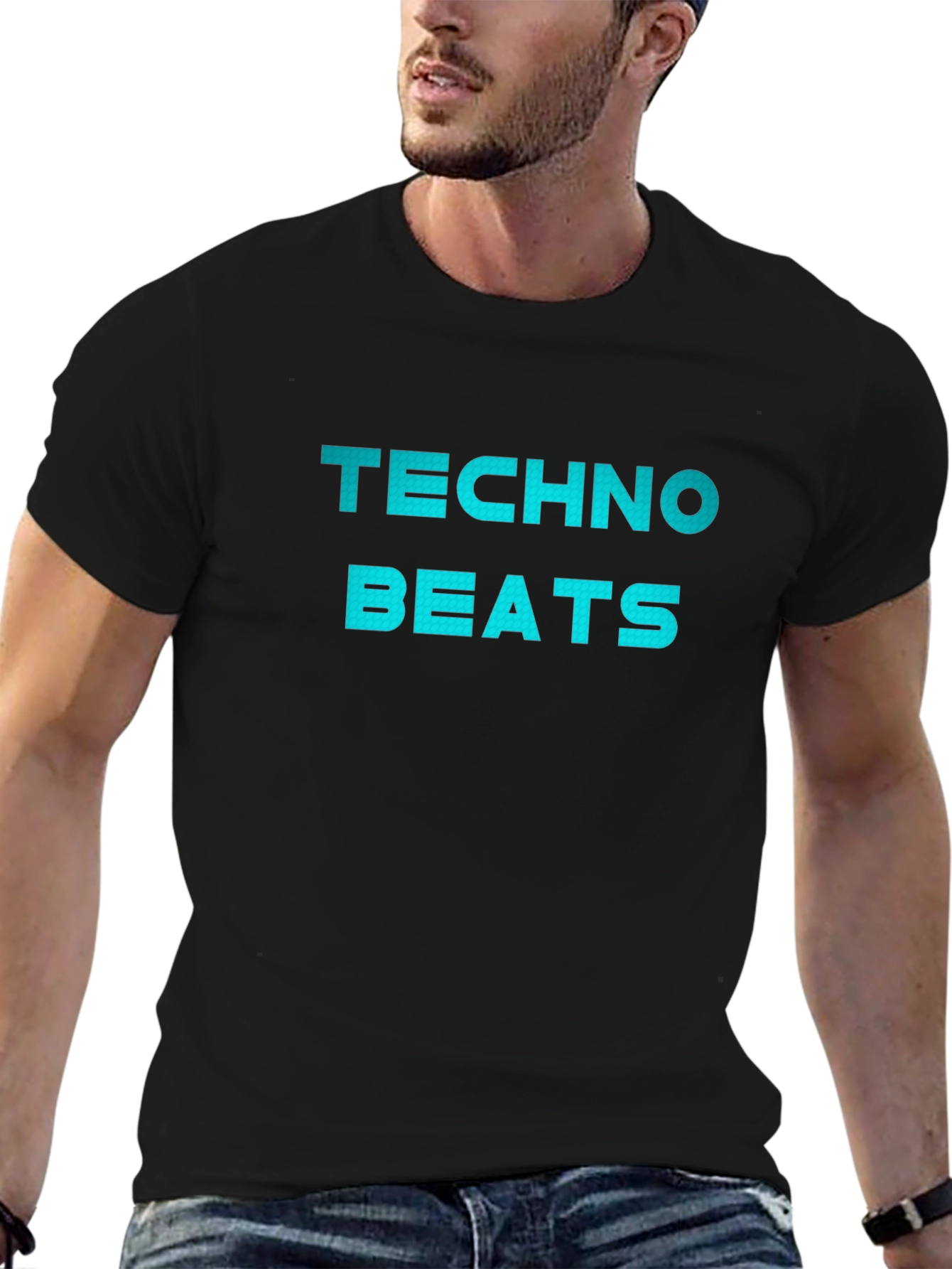 Techno Beats Graphic T-Shirt - Stylish Music Tee