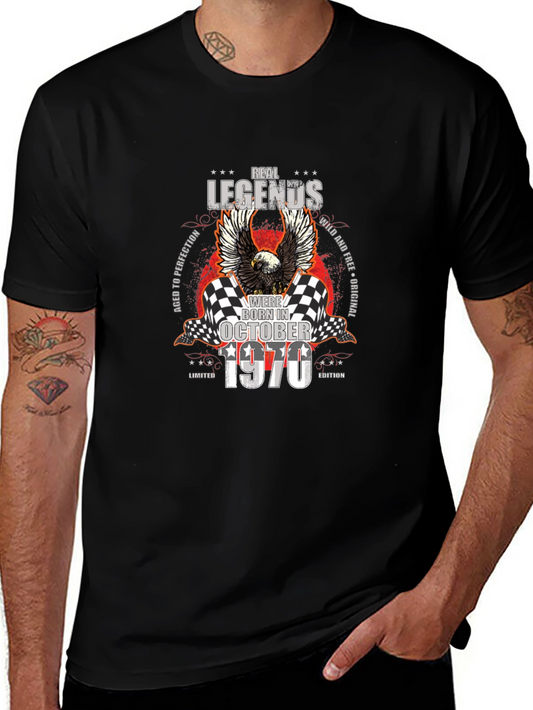 Real Legends Born In October 1970 T-Shirt