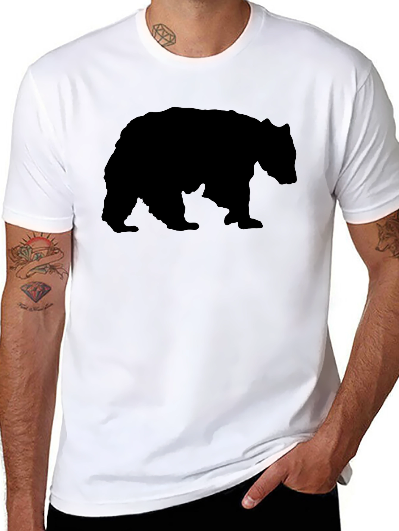 Black Bear Silhouette T-Shirt