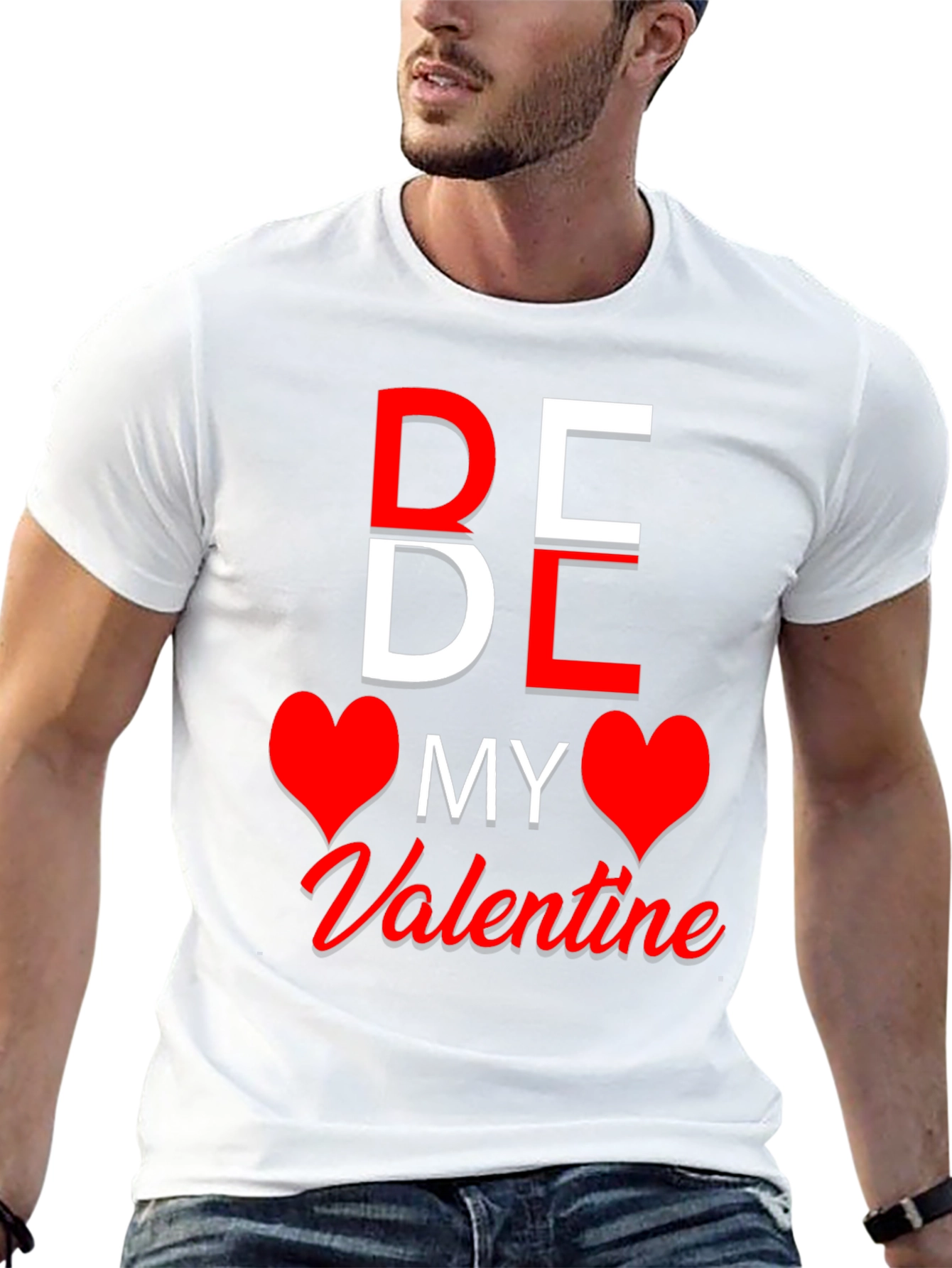 Be My Valentine Graphic Tee - Black T-Shirt