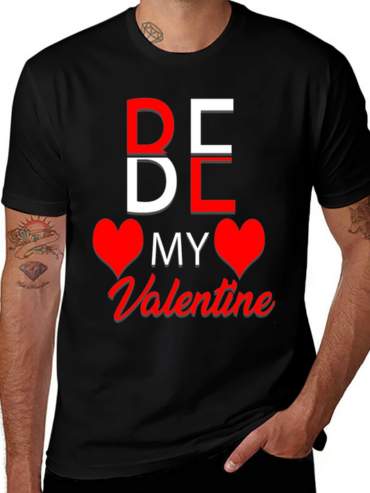 Be My Valentine Graphic Tee - Black T-Shirt