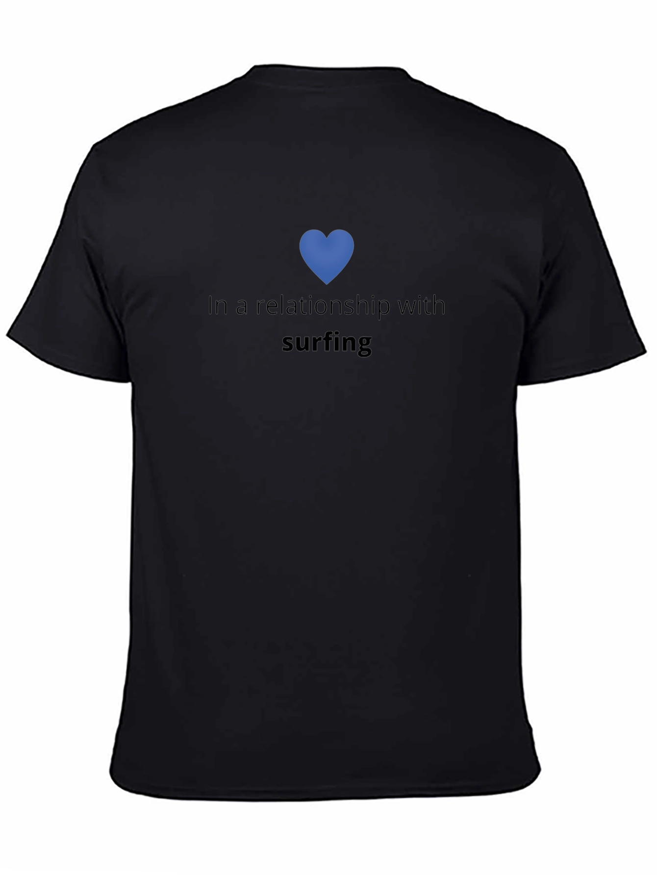 Surfing Relationship T-Shirt - Black