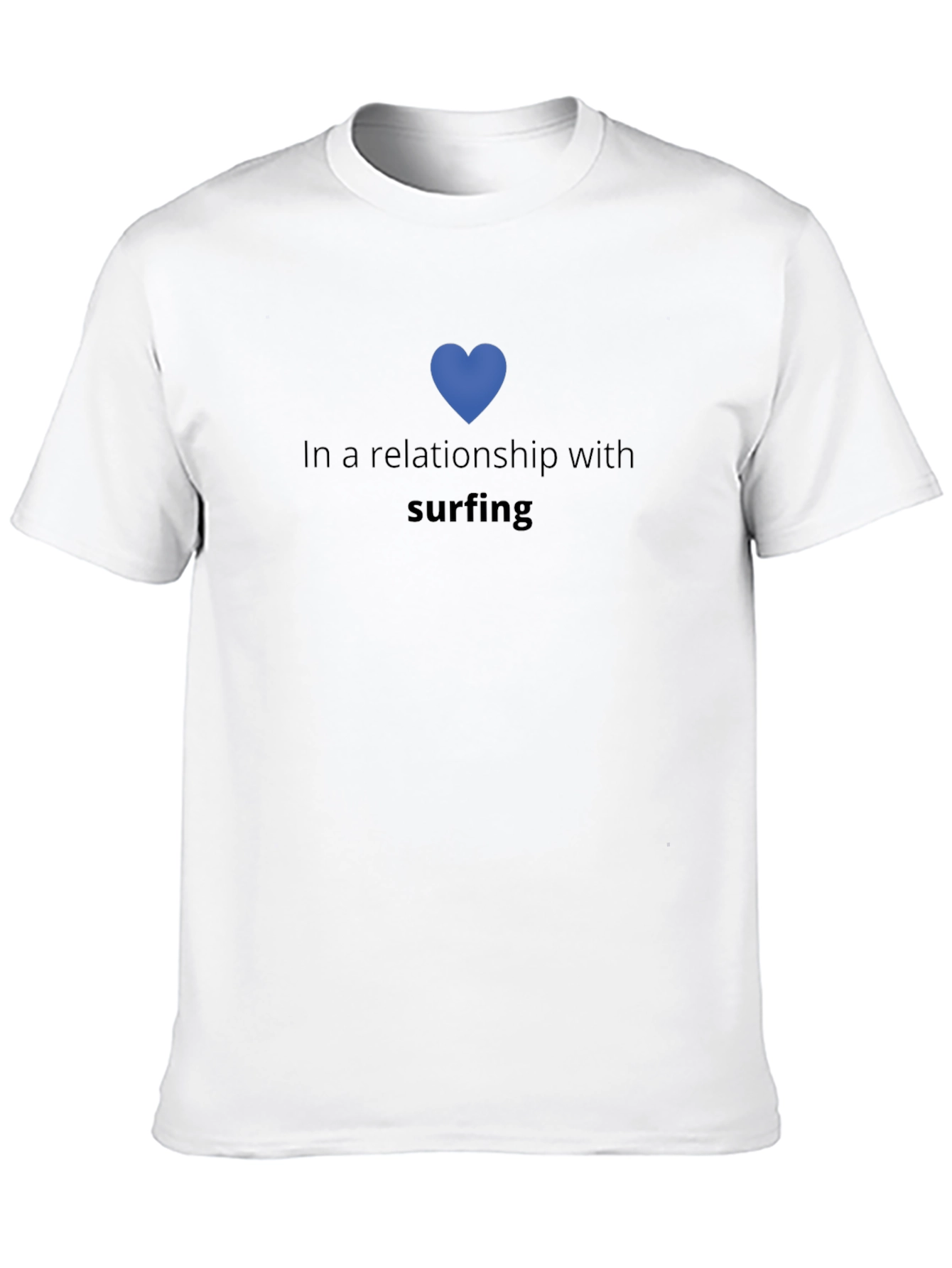 Surfing Relationship T-Shirt - Black