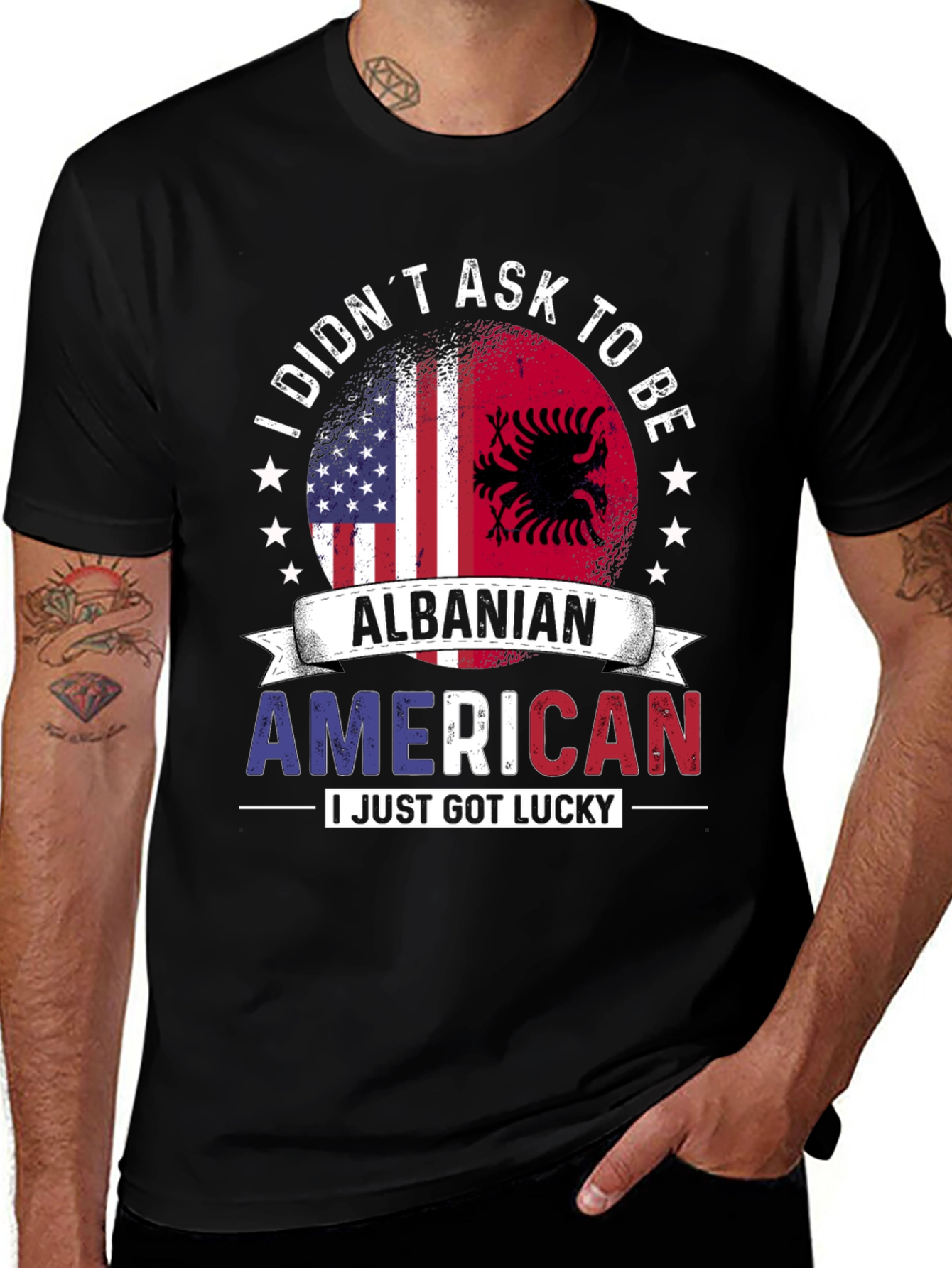 Albanian American Pride T-Shirt