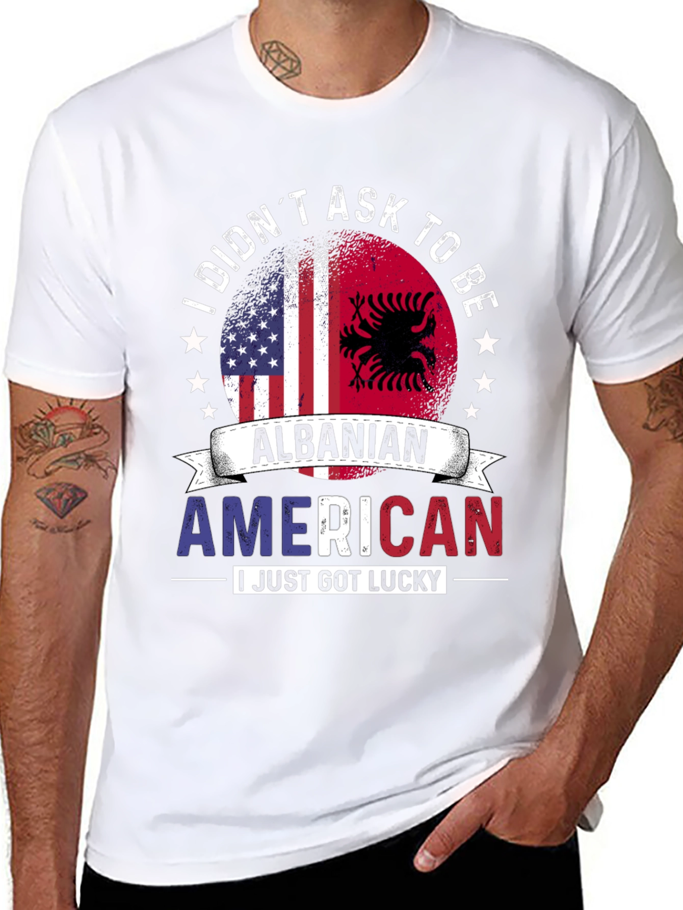 Albanian American Pride T-Shirt