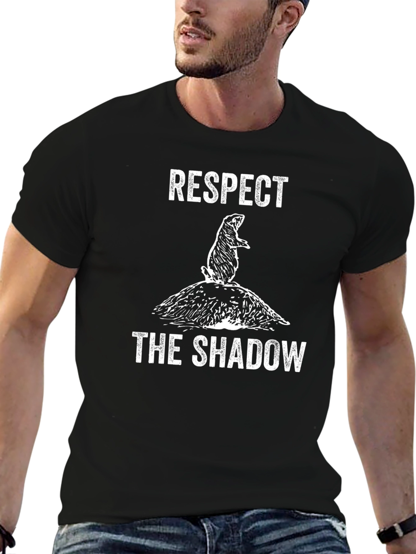 Respect the Shadow T-Shirt Groundhog Day Tee