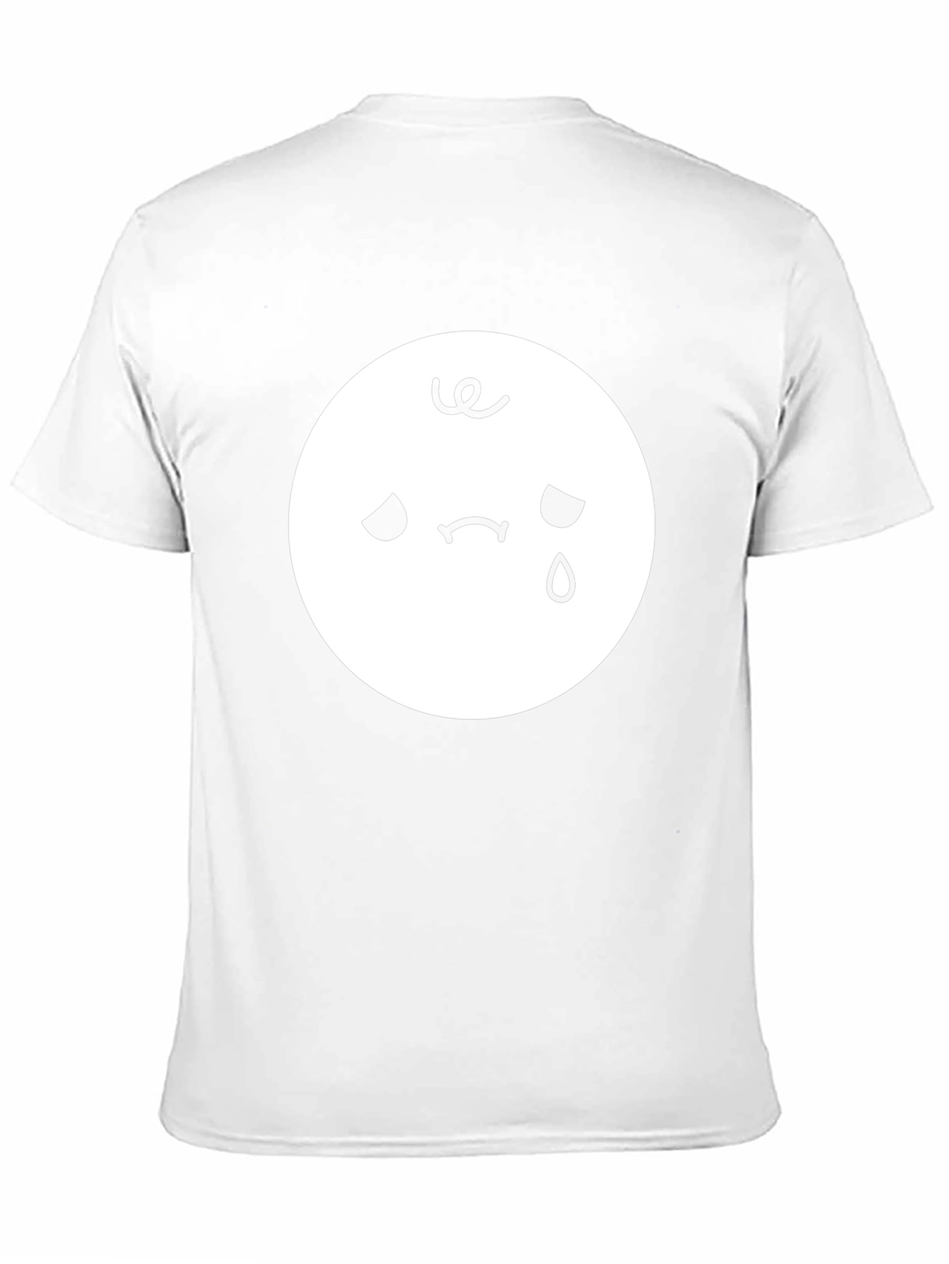 Sad Emoji Black T-Shirt - Unisex Style