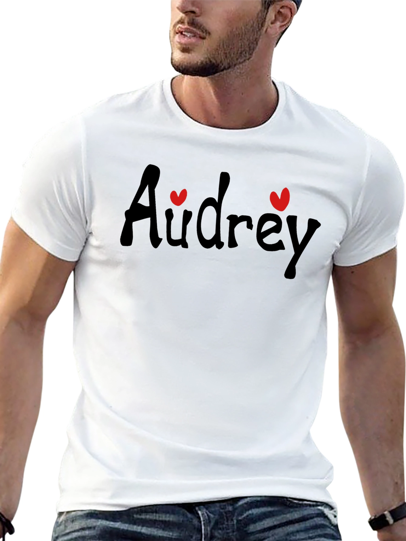 Audrey Heart Graphic T-Shirt - Soft Cotton Blend