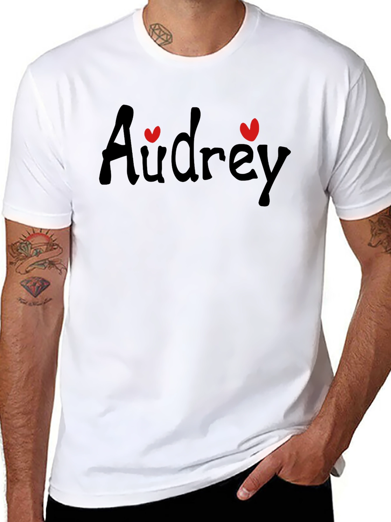 Audrey Heart Graphic T-Shirt - Soft Cotton Blend