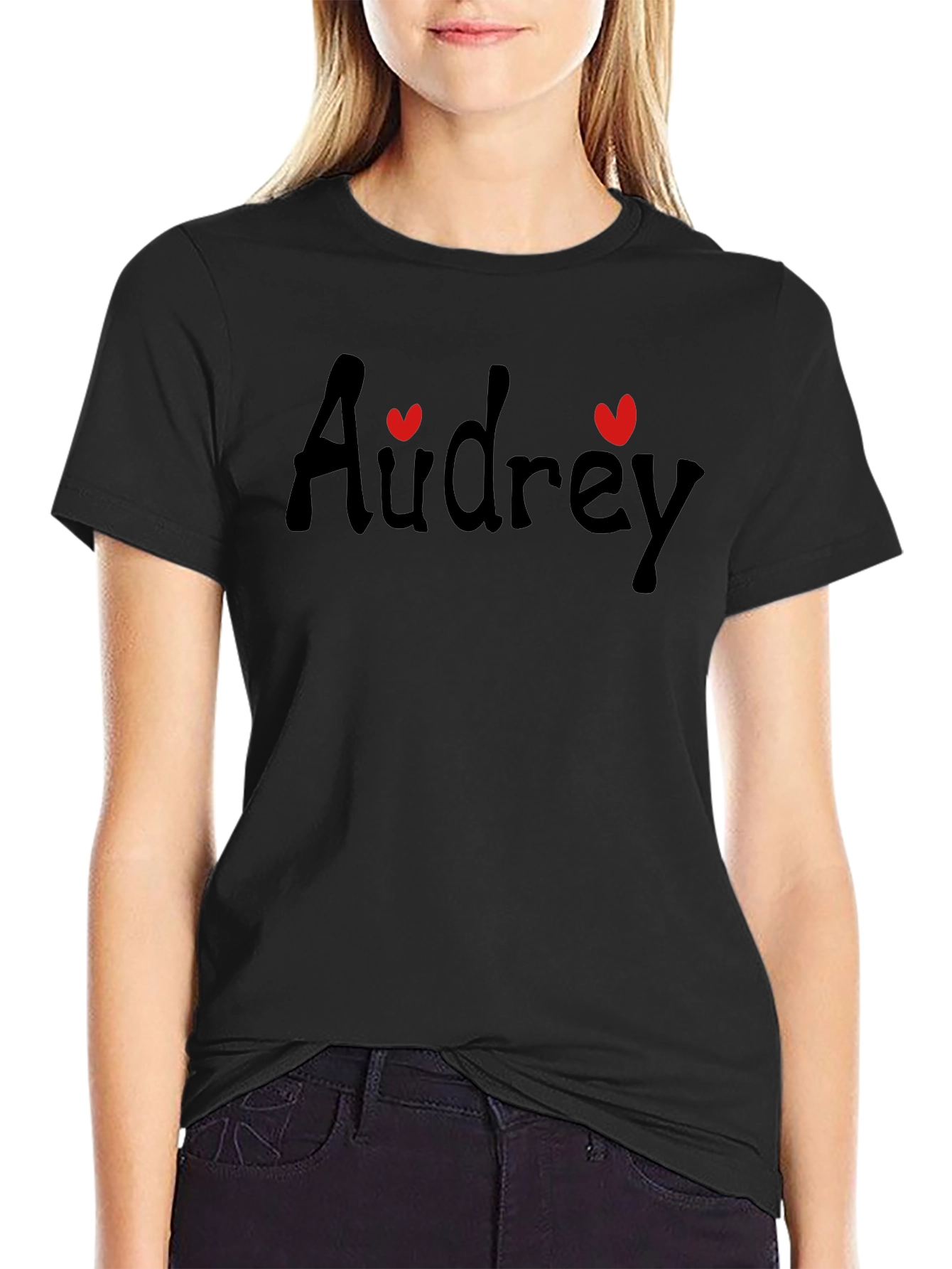 Audrey Heart Graphic T-Shirt - Soft Cotton Blend