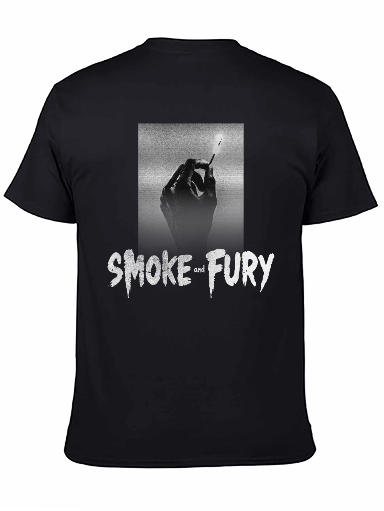 Smoke & Fury Graphic T-Shirt - Stylish Mens Tee