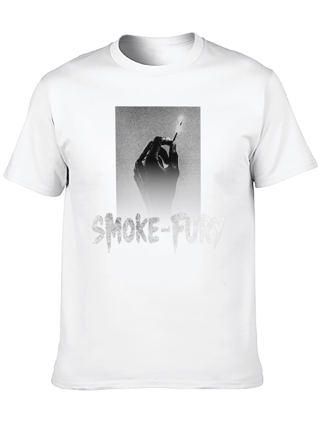 Smoke & Fury Graphic T-Shirt - Stylish Mens Tee