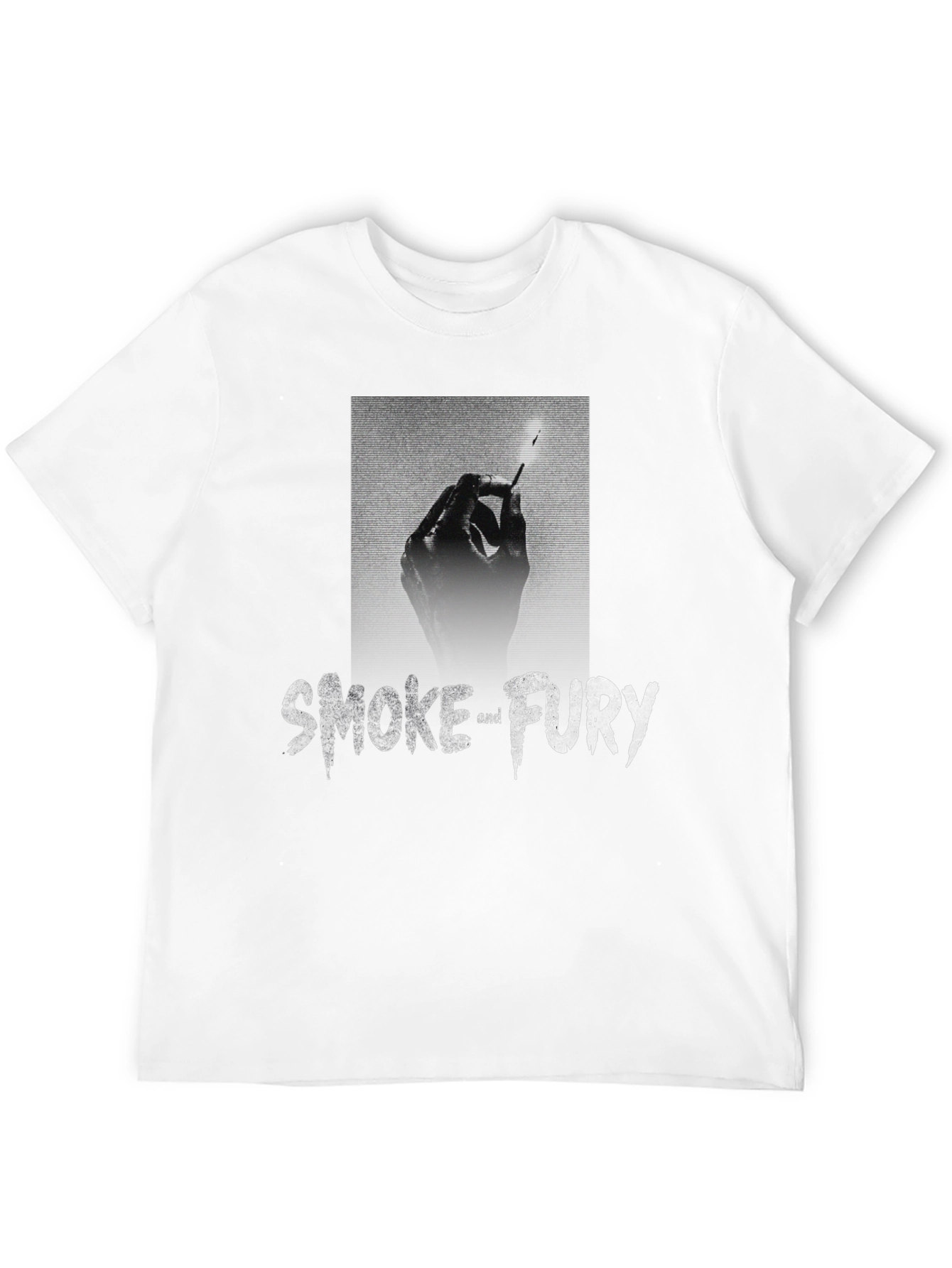 Smoke & Fury Graphic T-Shirt - Stylish Mens Tee