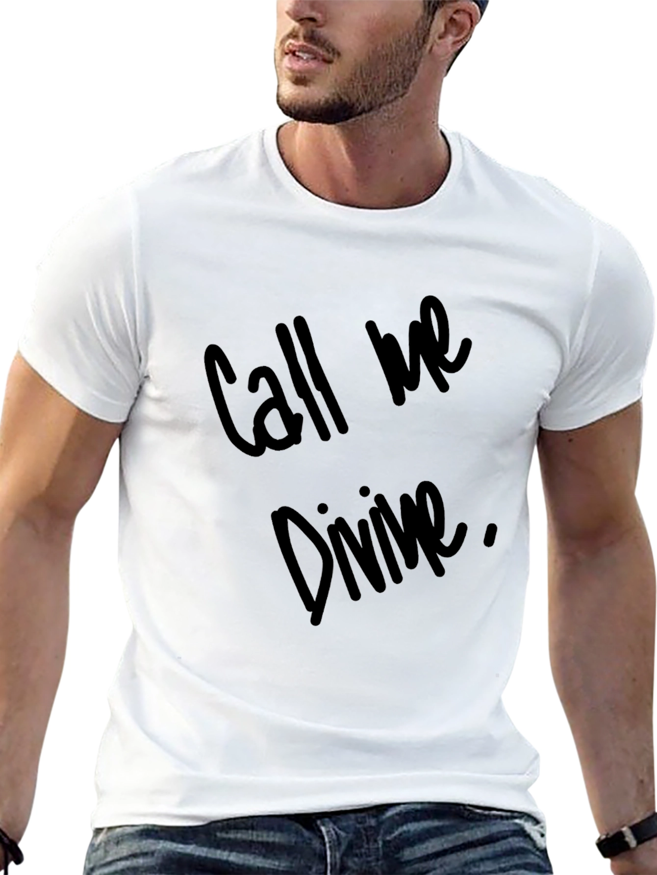 Call Me Divine Black T-Shirt