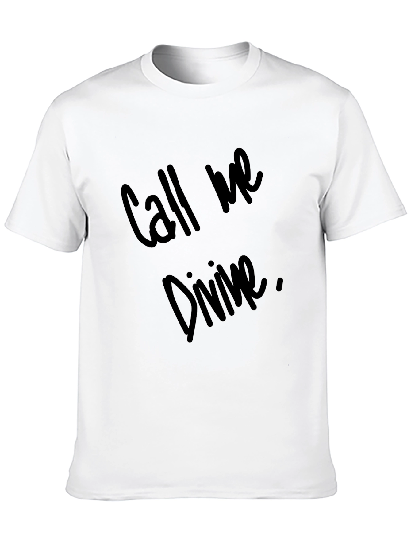 Call Me Divine Black T-Shirt