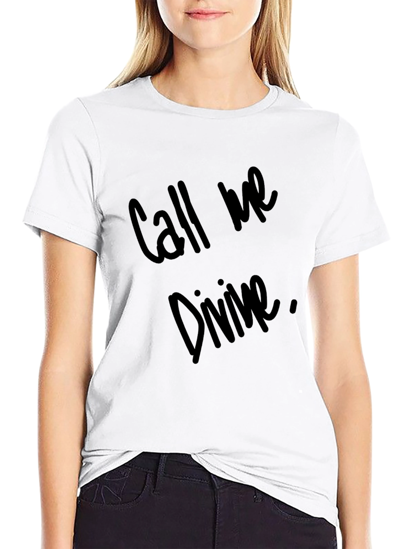 Call Me Divine Black T-Shirt