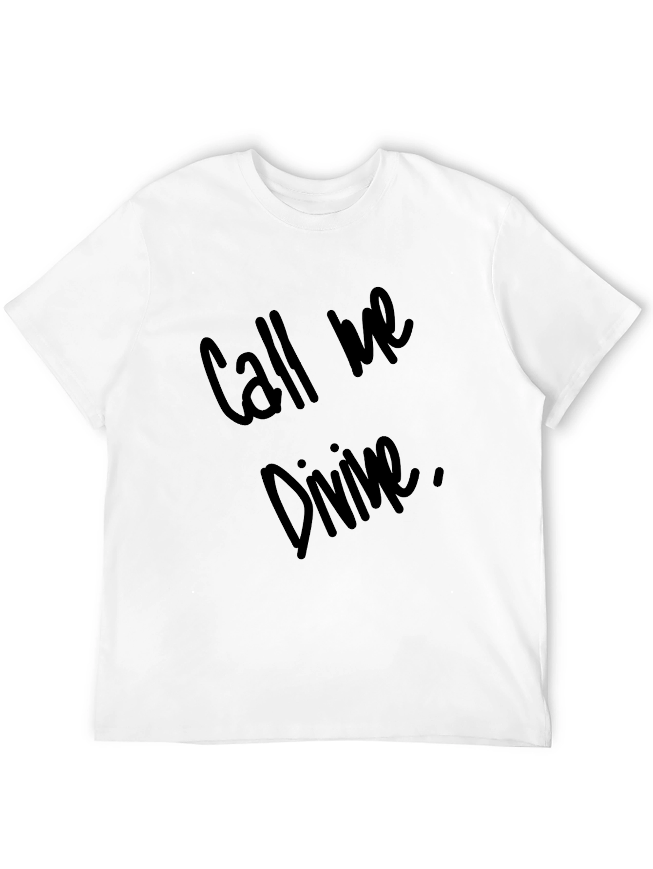 Call Me Divine Black T-Shirt