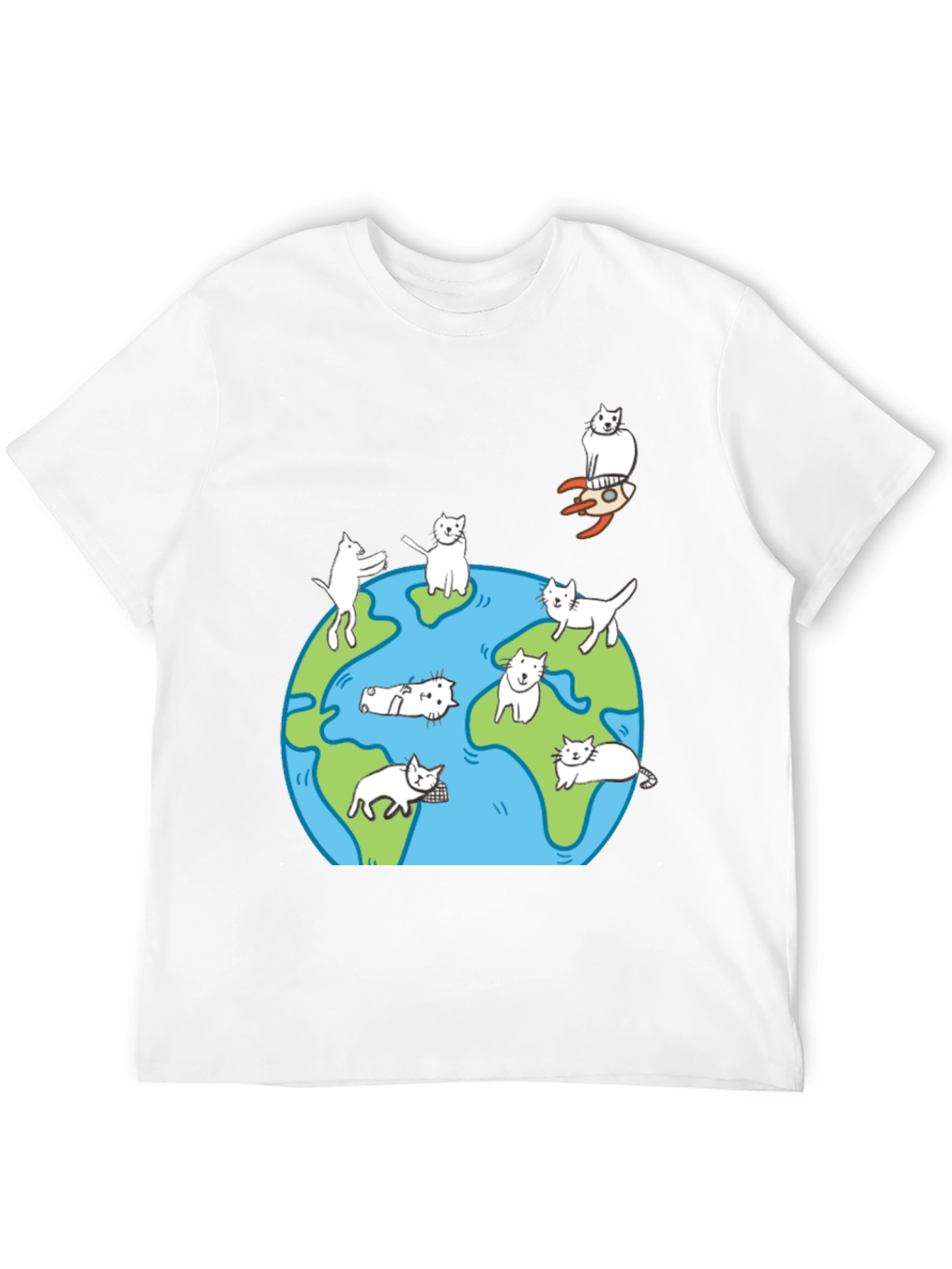 Cat World T-Shirt - Unisex Graphic Tee