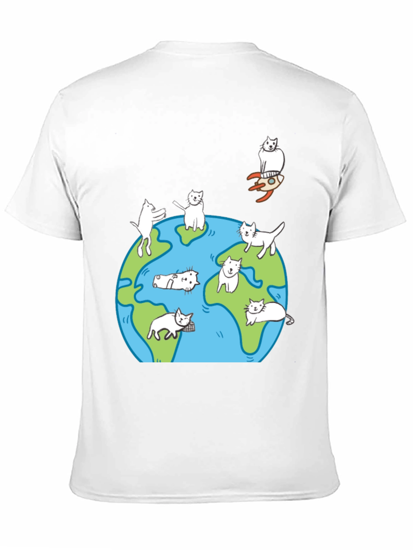 Cat World T-Shirt - Unisex Graphic Tee
