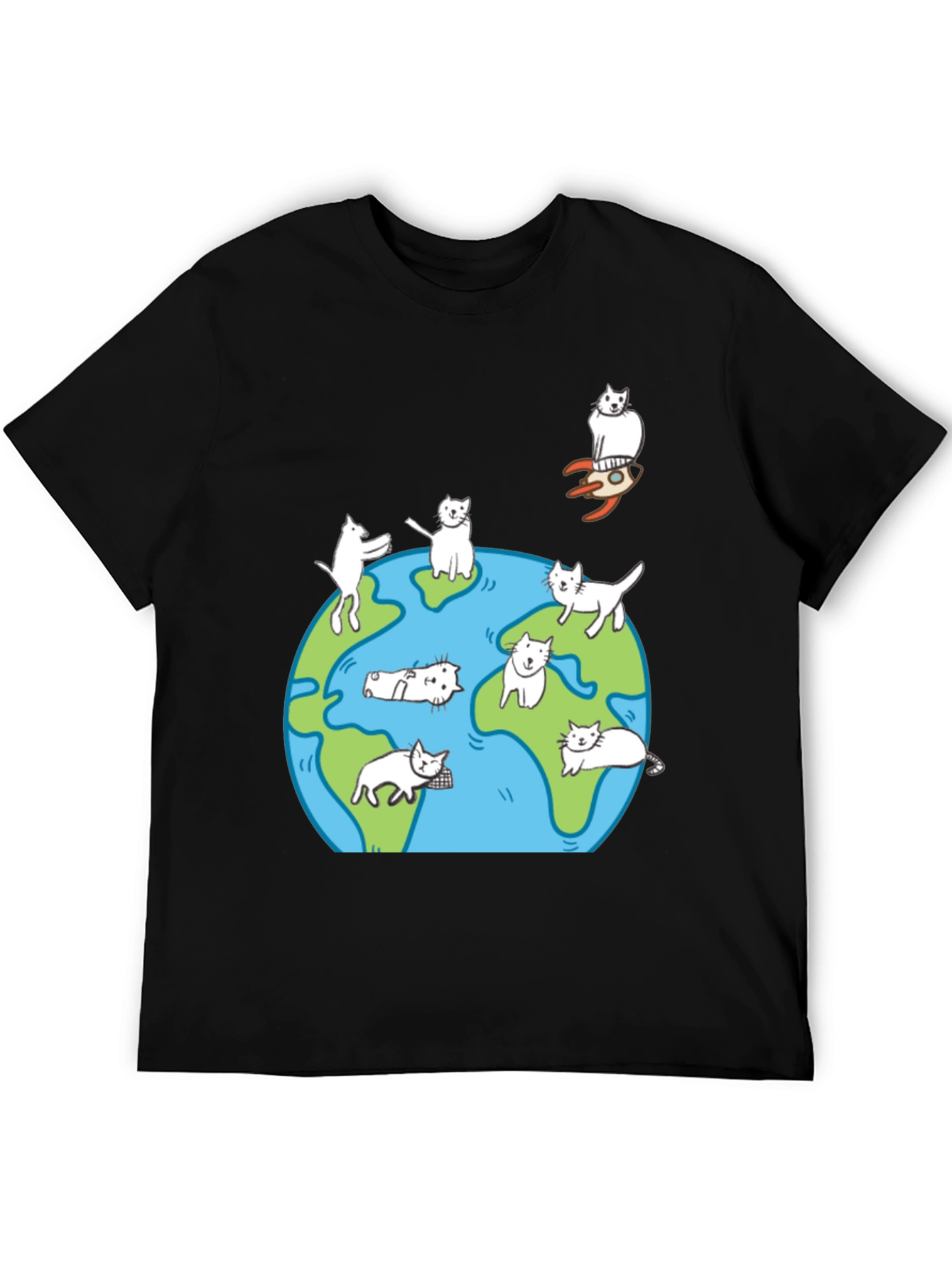 Cat World T-Shirt - Unisex Graphic Tee