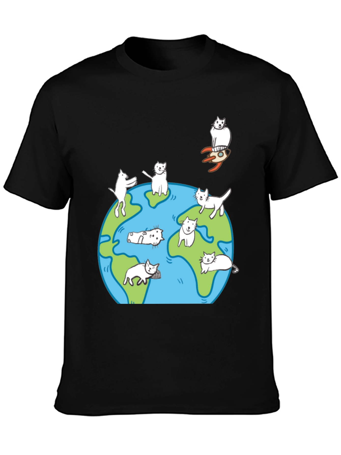 Cat World T-Shirt - Unisex Graphic Tee