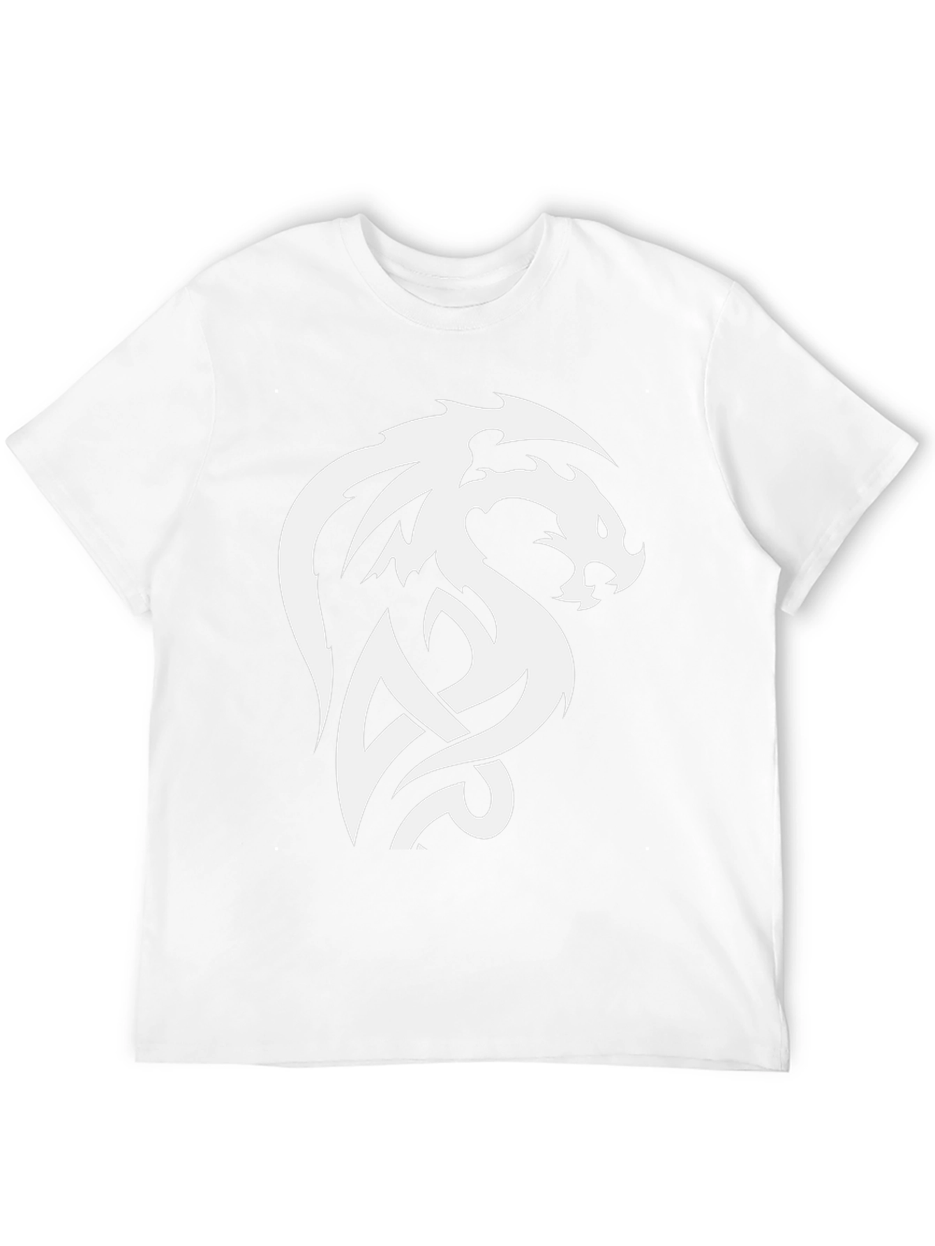 Black Dragon Celtic Knot Graphic T-Shirt