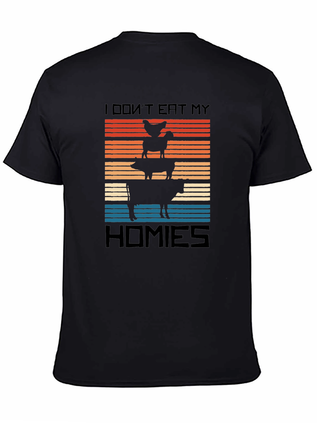 Vegan I Dont Eat My Homies Graphic Tee