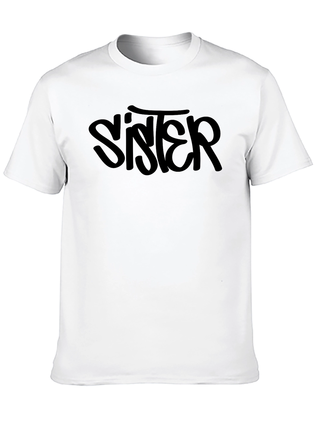 Sister T-Shirt - Black Graphic Tee