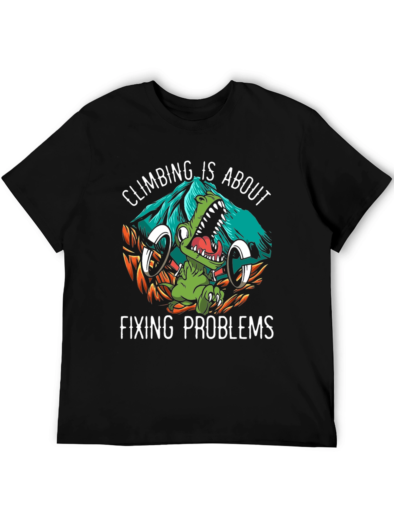Climbing Dinosaur Graphic Tee