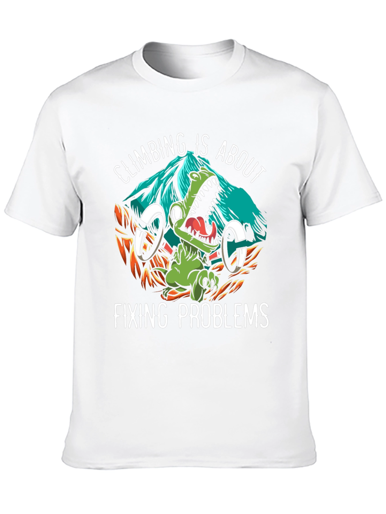 Climbing Dinosaur Graphic Tee