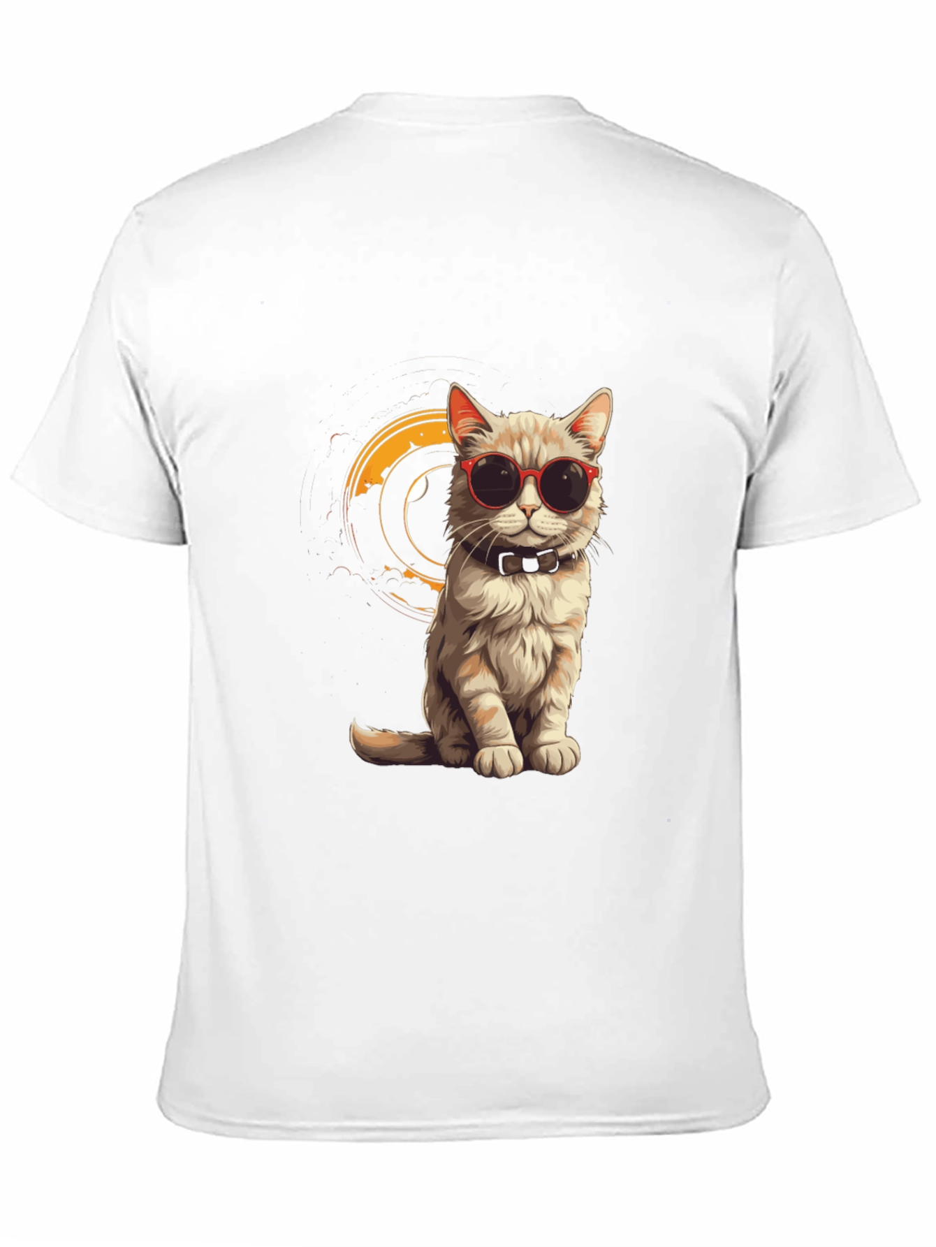 Cool Cat Tee - Stylish Black Graphic T-Shirt