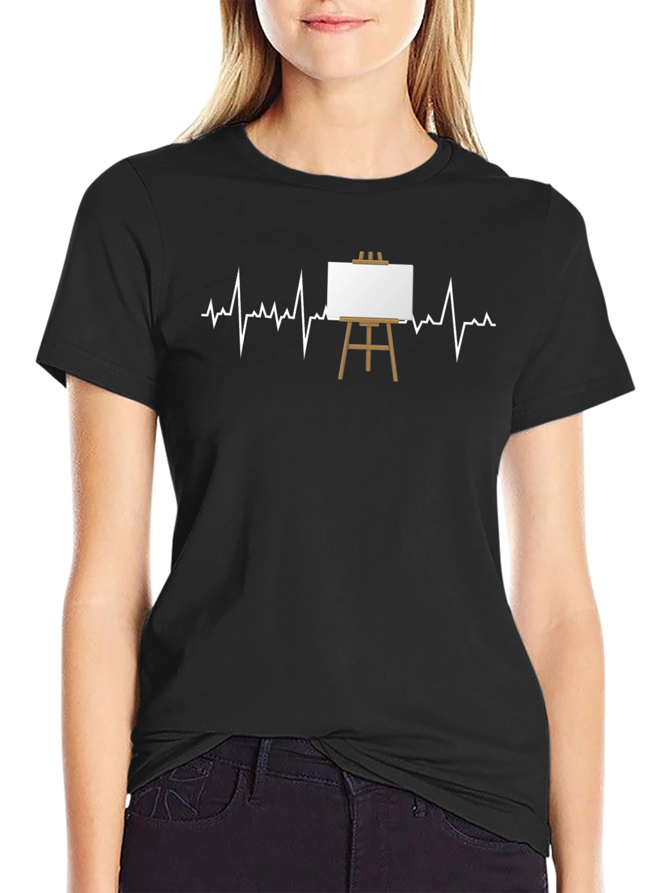 Artist Heartbeat T-Shirt - Creative Graphic Tee