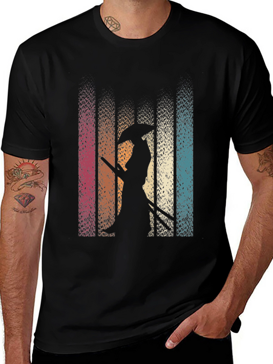 Retro Samurai T-Shirt - Vintage Style Graphic Tee