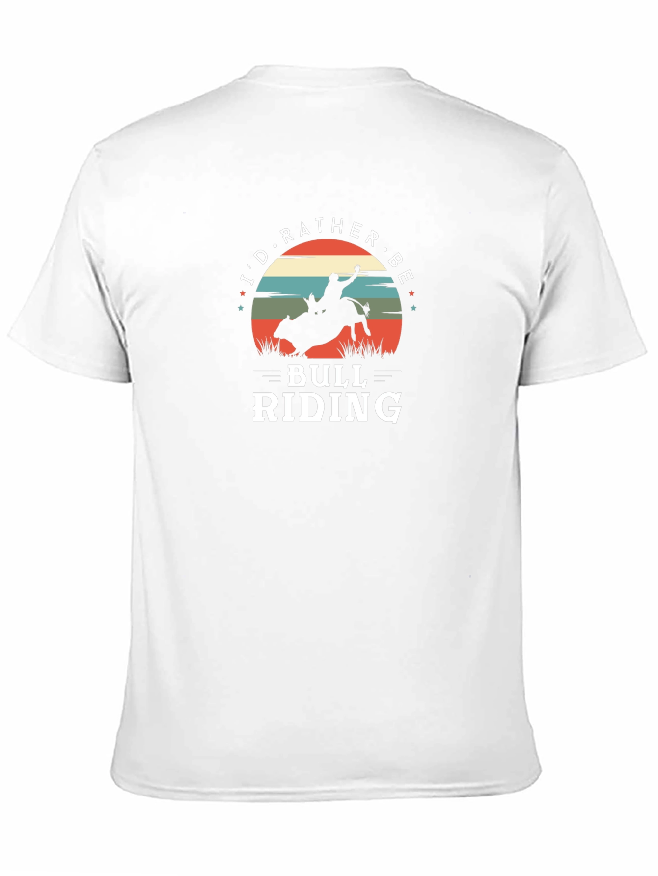 Bull Riding Graphic Tee - Cowboy Rodeo Shirt
