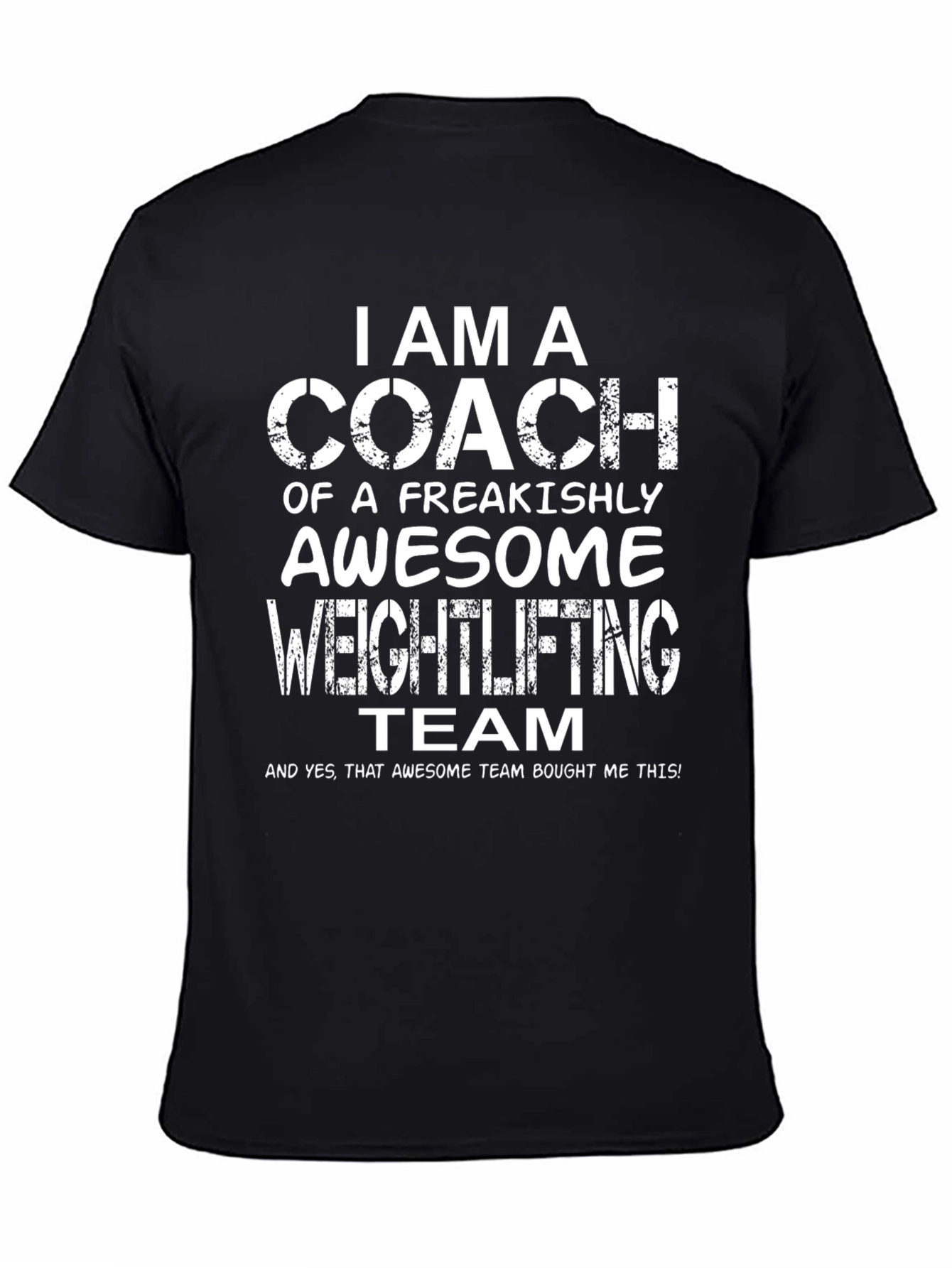 Awesome Weightlifting Coach T-Shirt