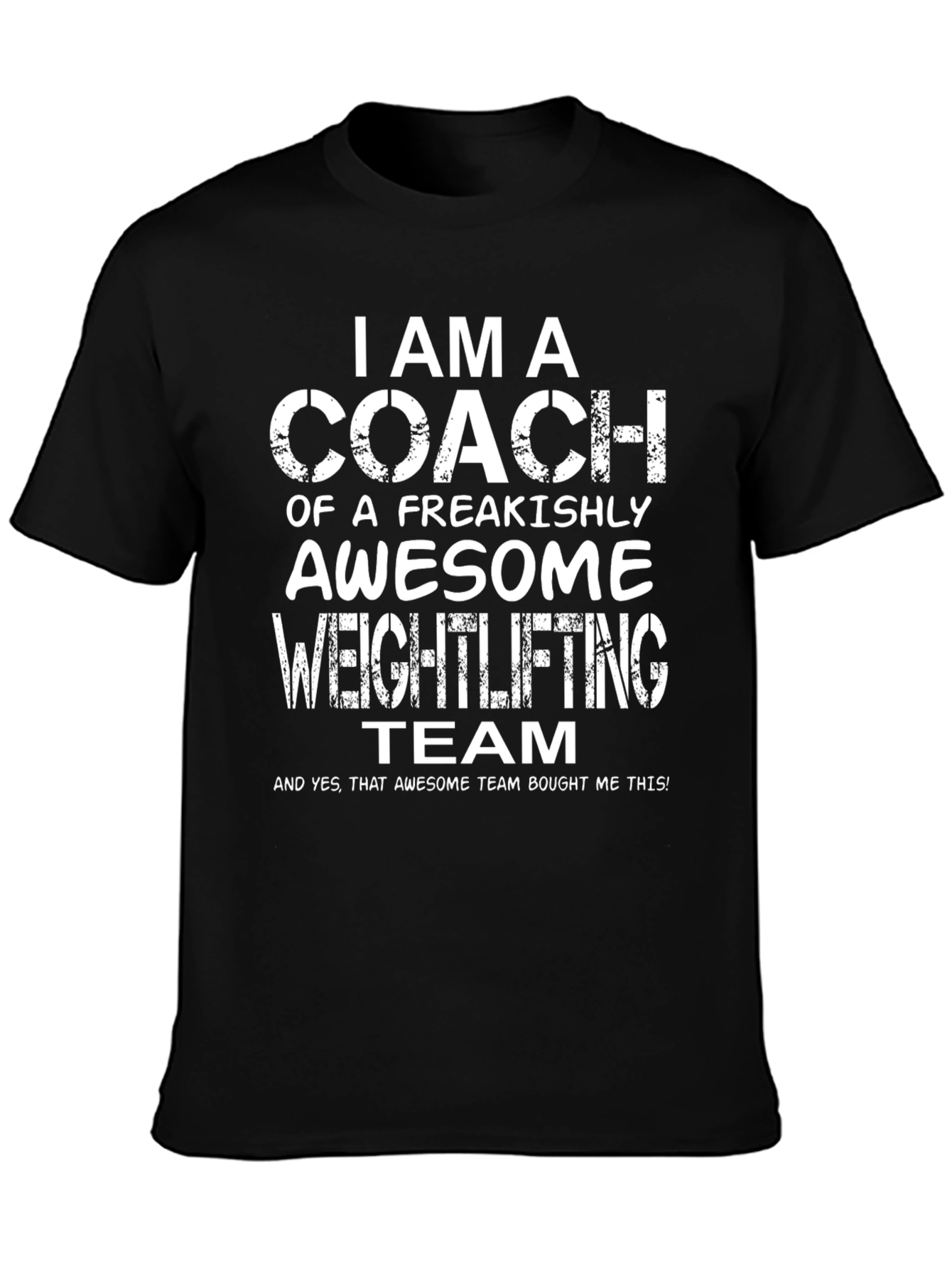 Awesome Weightlifting Coach T-Shirt
