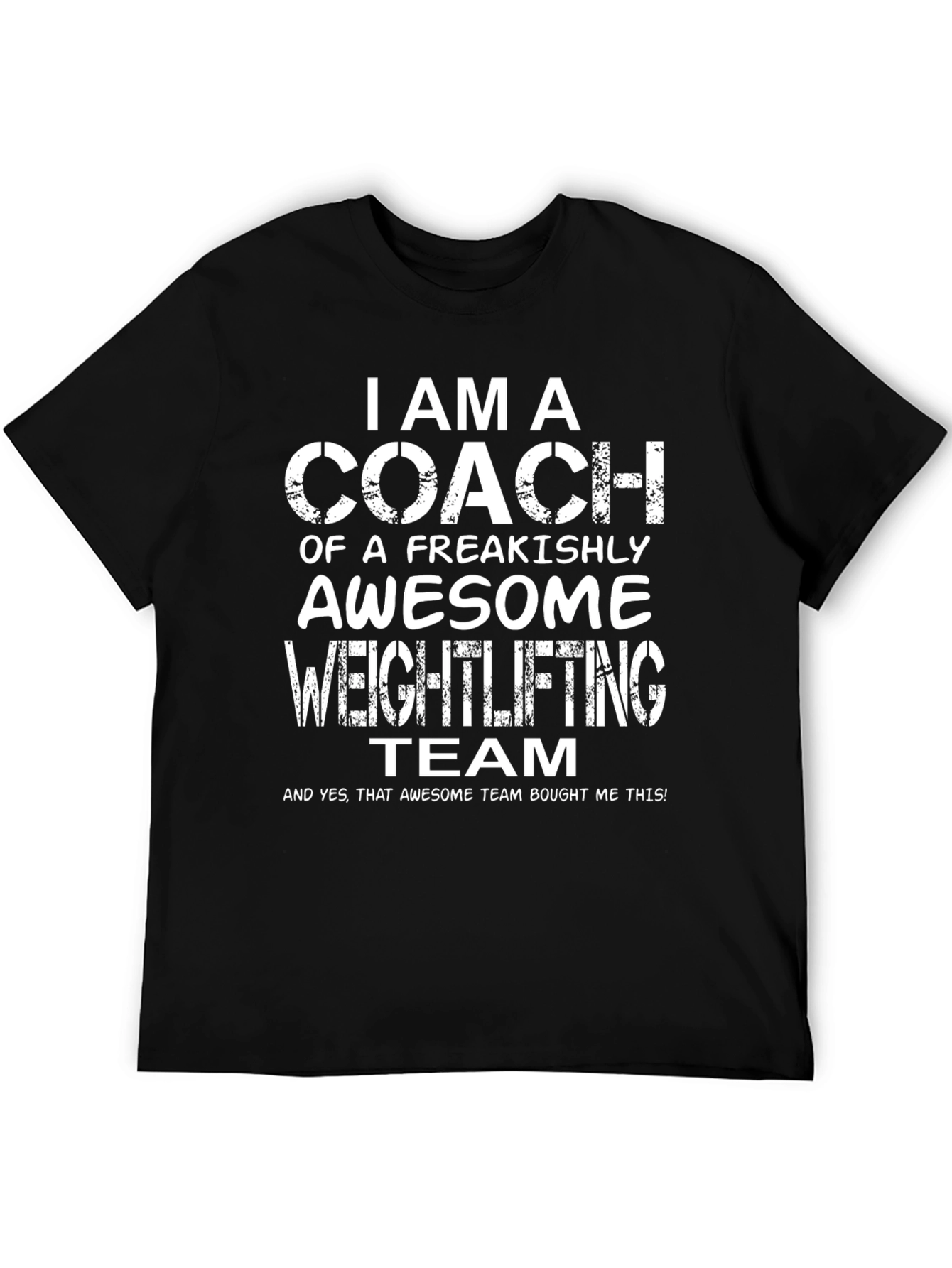 Awesome Weightlifting Coach T-Shirt