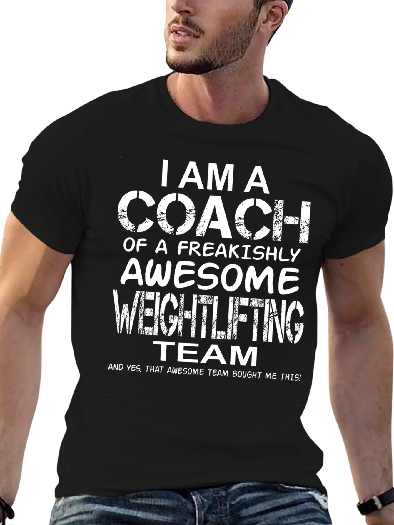 Awesome Weightlifting Coach T-Shirt