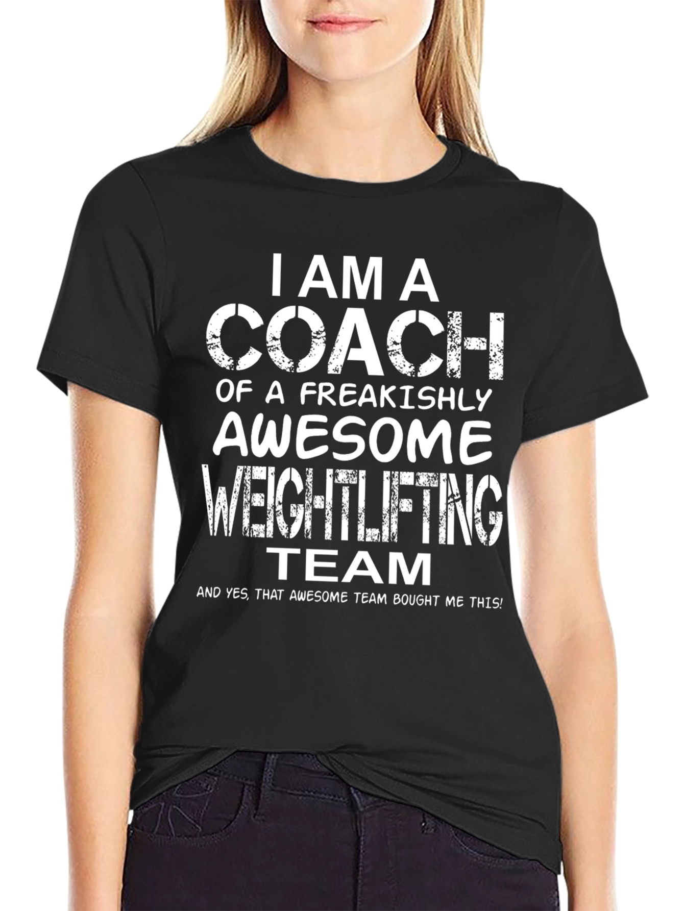 Awesome Weightlifting Coach T-Shirt