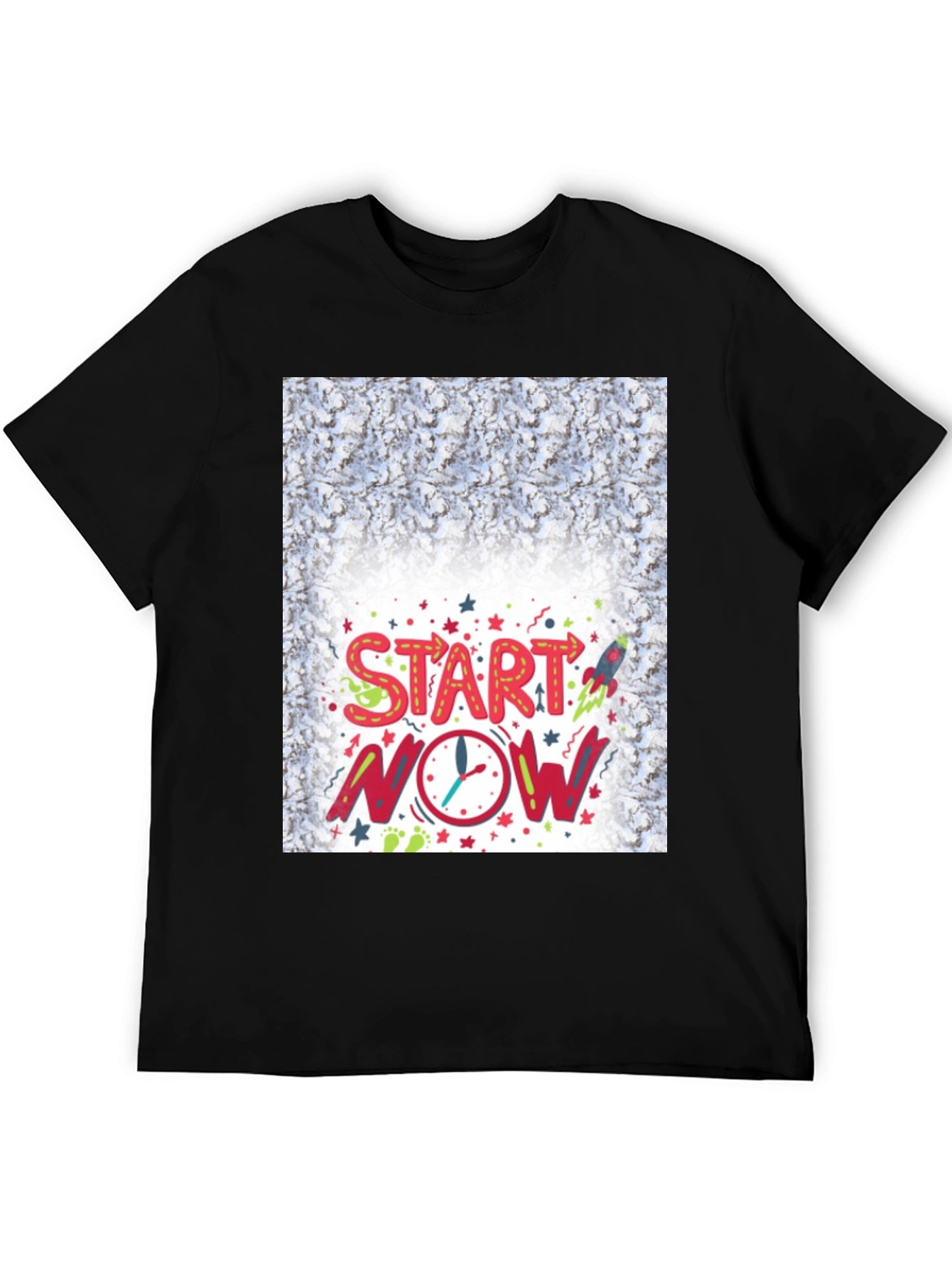 Start Now Graphic Tee - Motivational Design