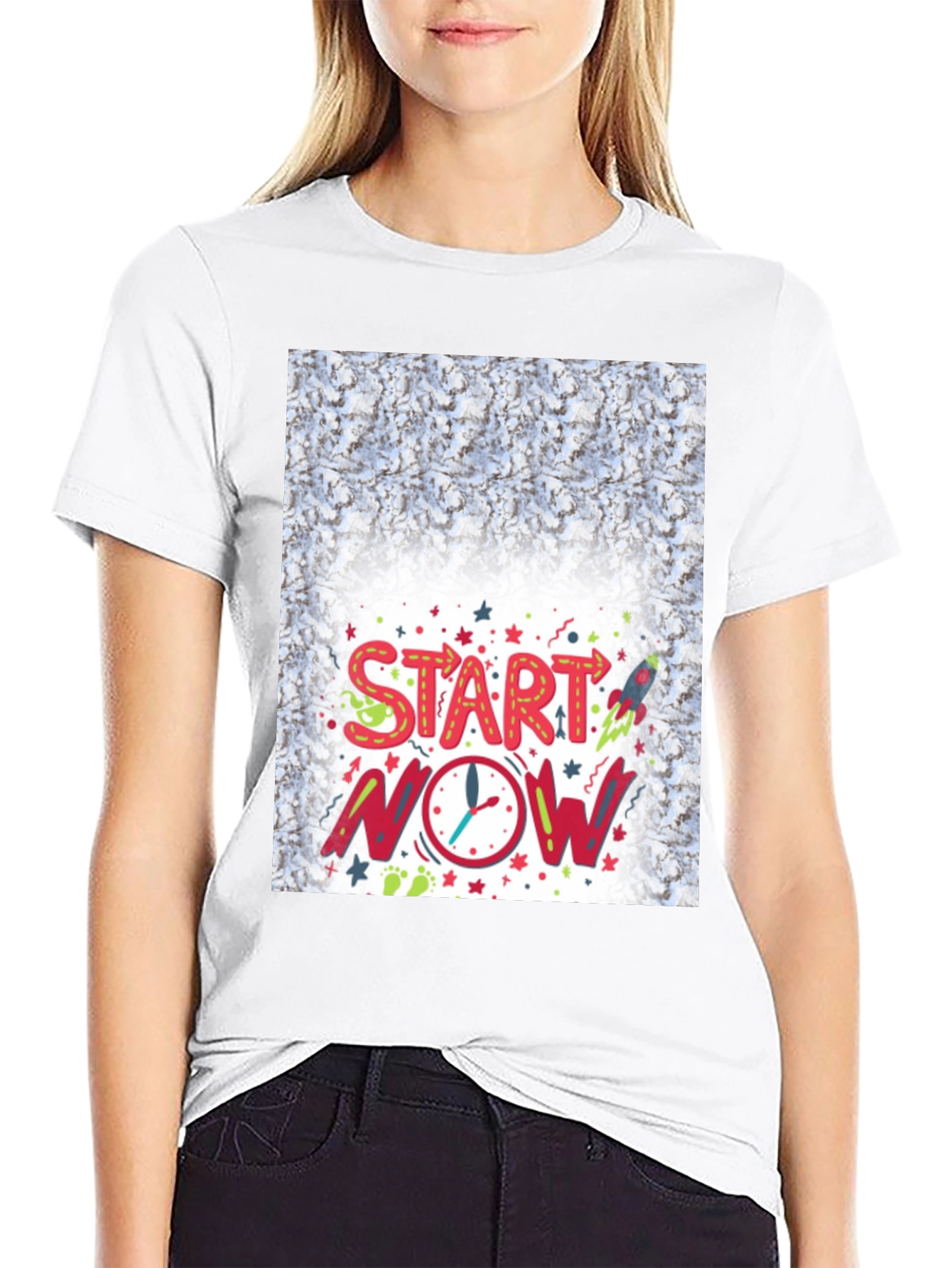 Start Now Graphic Tee - Motivational Design