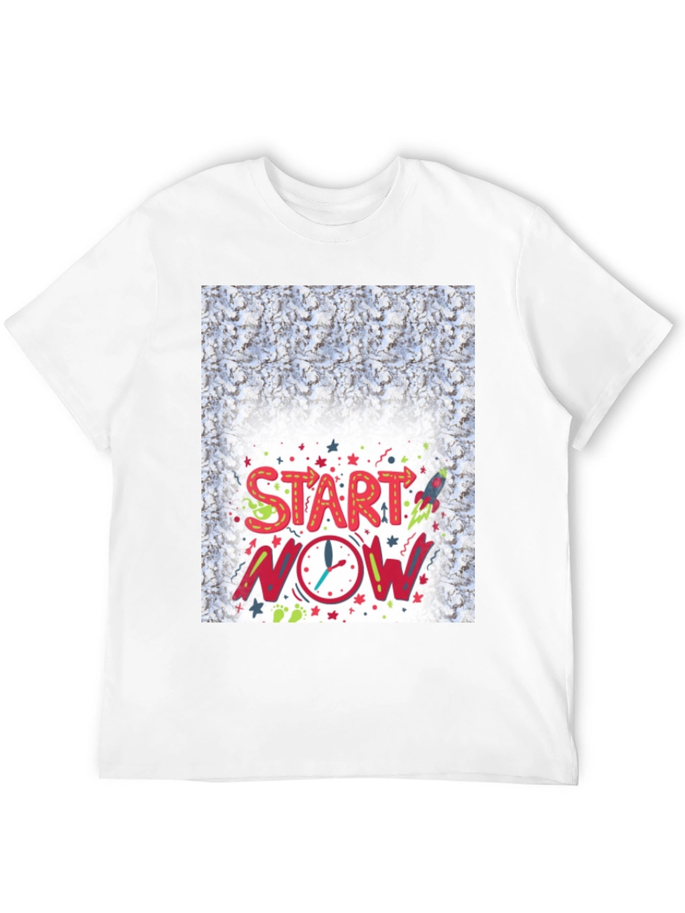 Start Now Graphic Tee - Motivational Design
