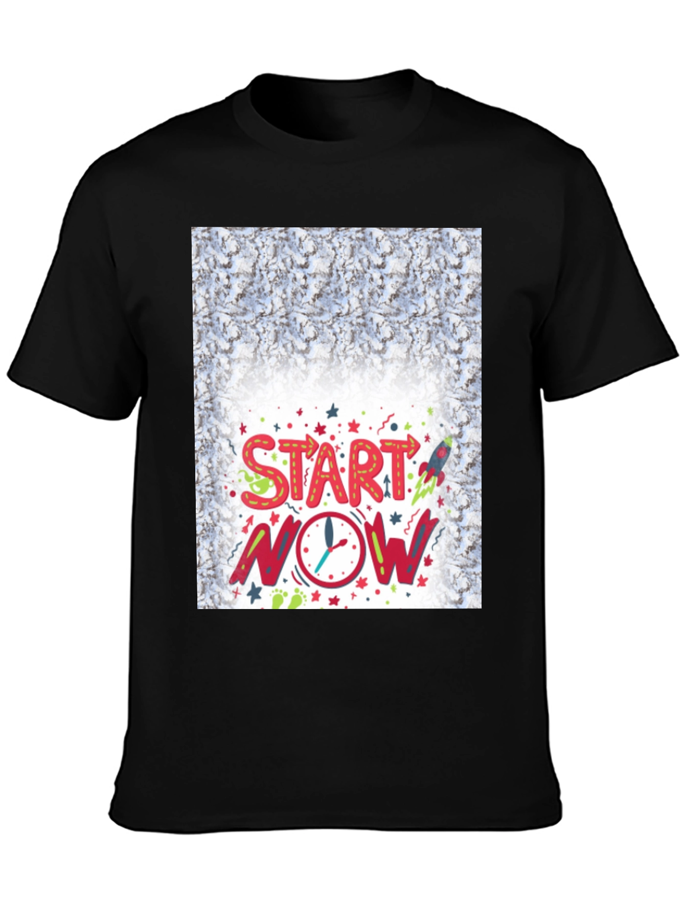 Start Now Graphic Tee - Motivational Design