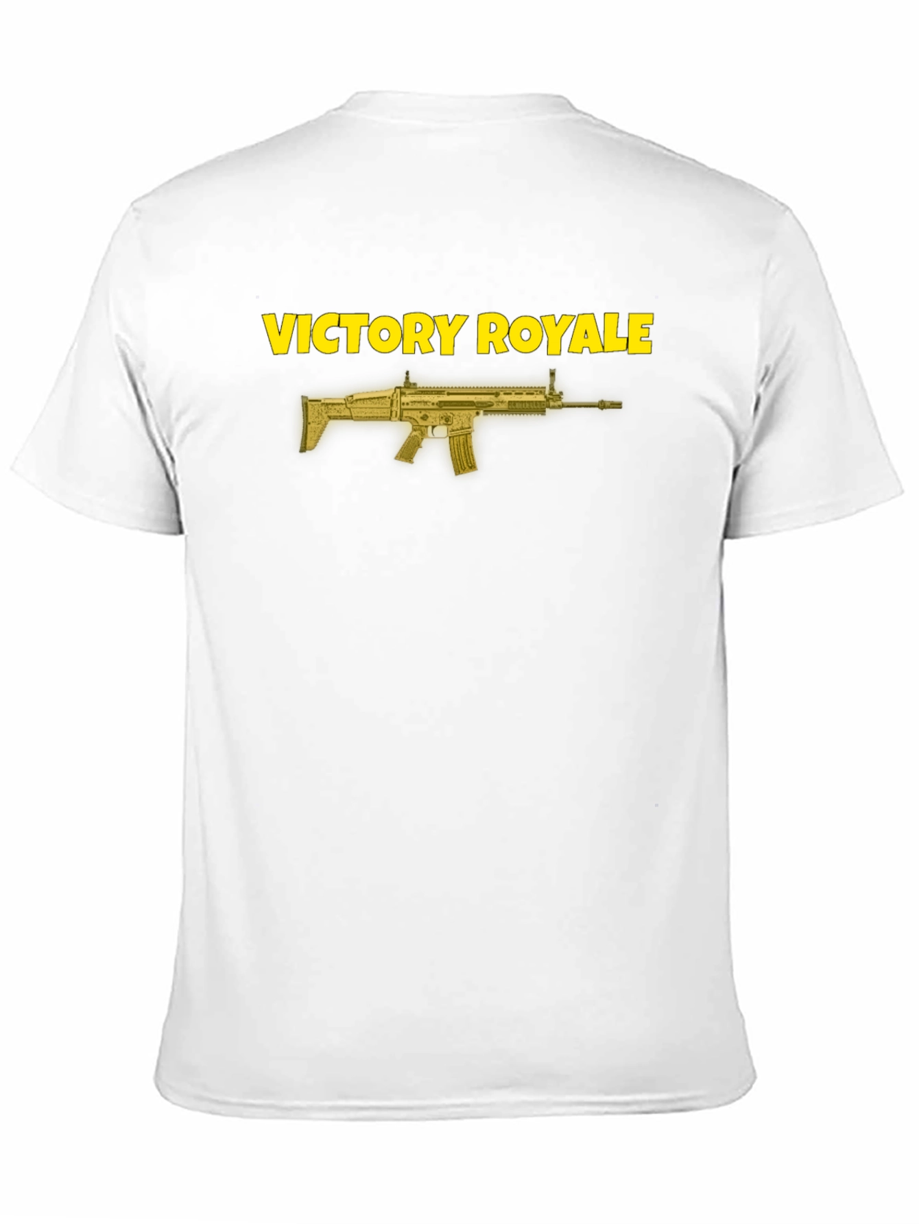Victory Royale Graphic Tee - Black Cotton T-Shirt