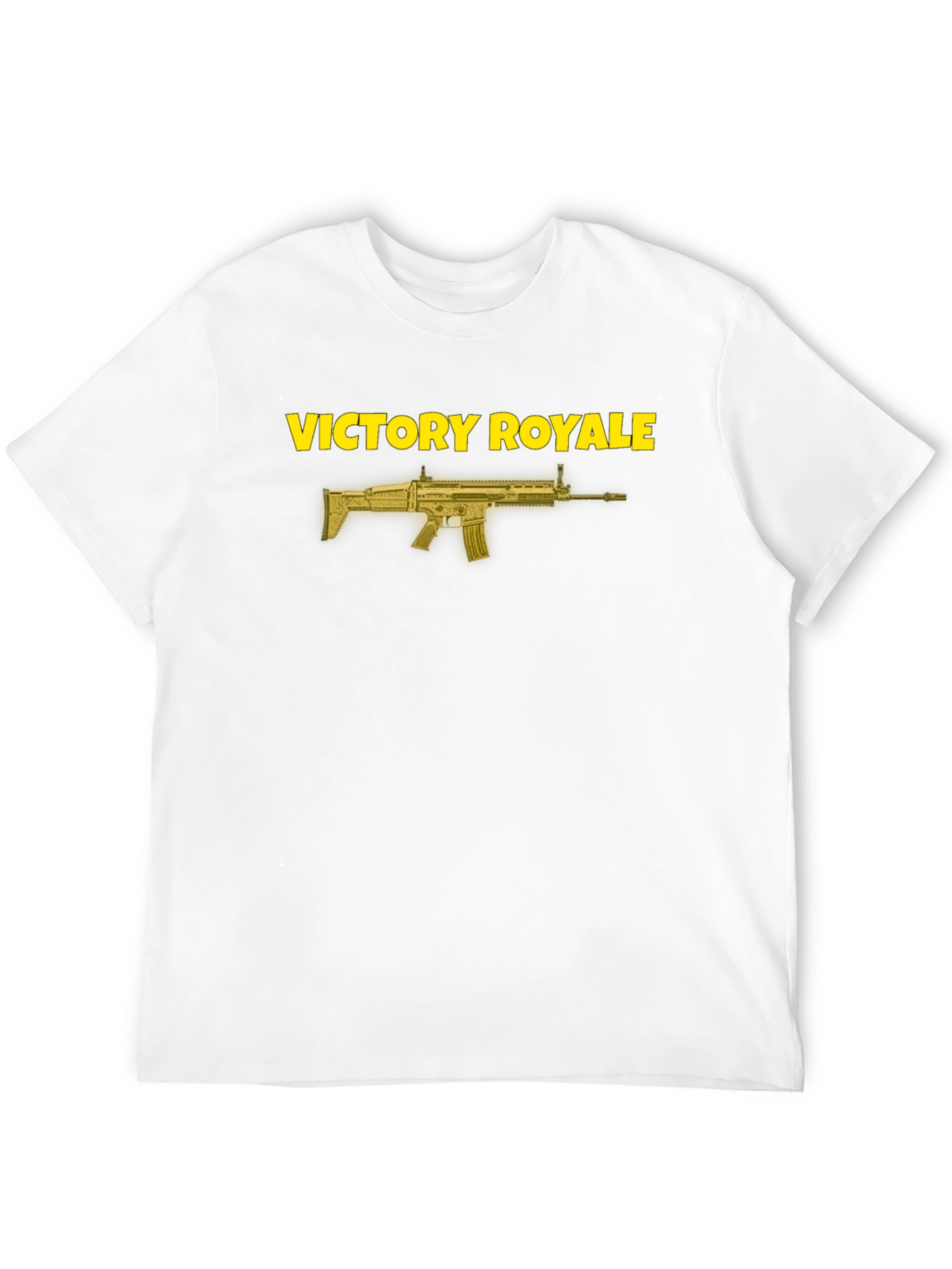 Victory Royale Graphic Tee - Black Cotton T-Shirt