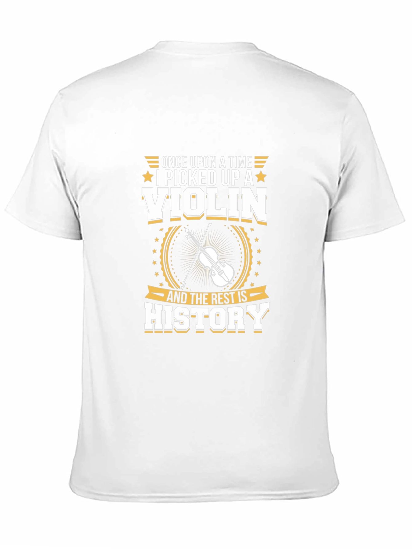 Violin History Black Graphic Tee